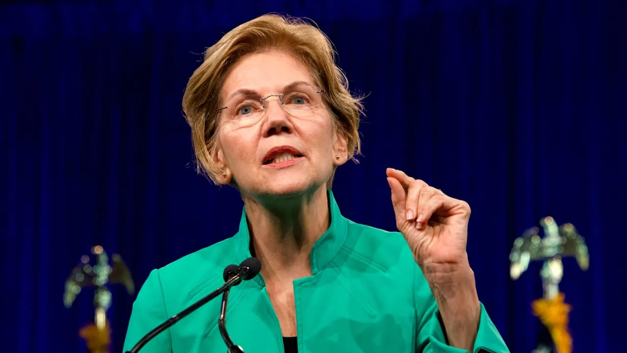 Elizabeth Warren. Image: Shutterstock