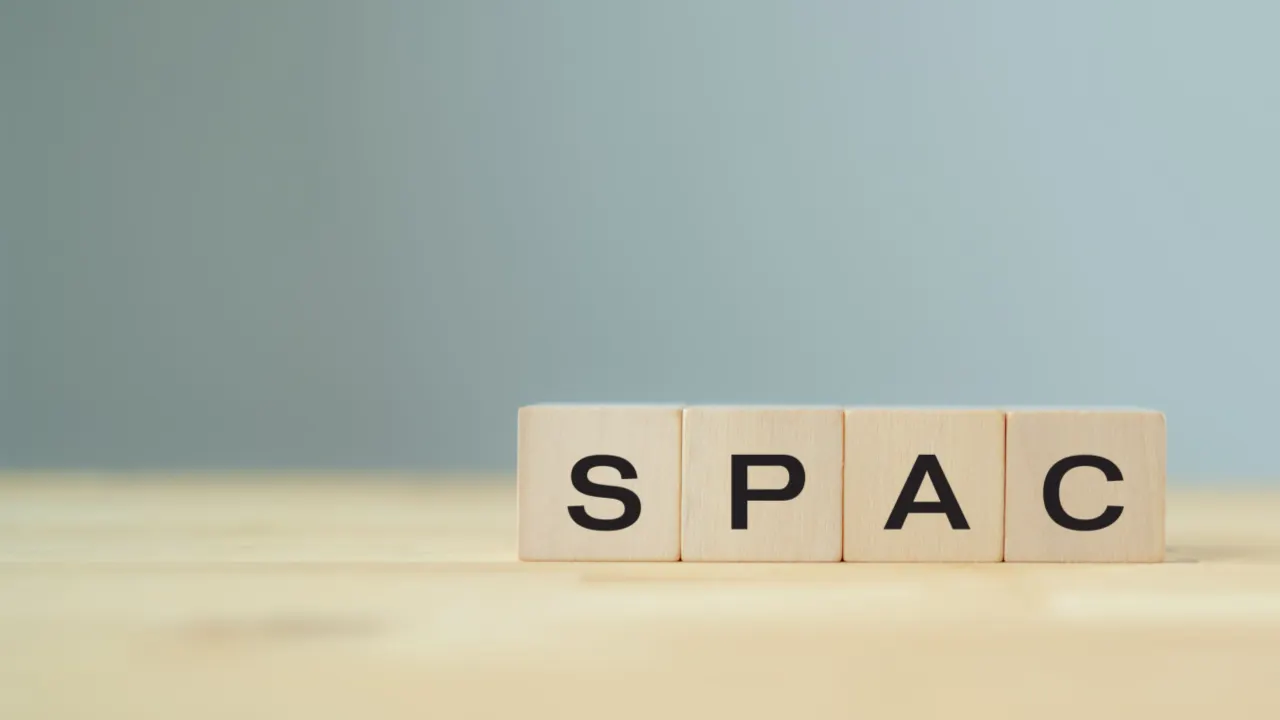 SPAC written with wooden cubes. Image: Shutterstock.
