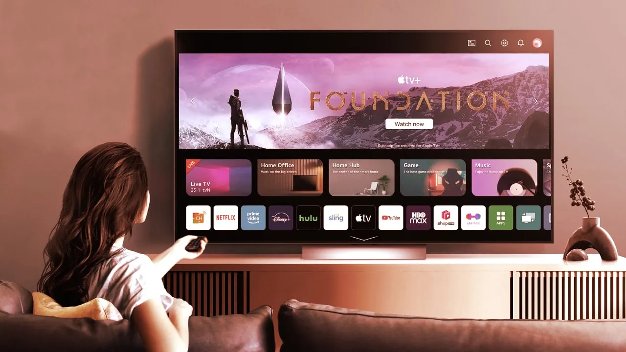 LG's 2023 Smart TV. Image: LG
