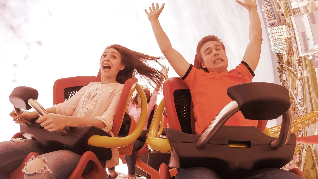 Investing in crypto can often be a wild ride. Image: Shutterstock