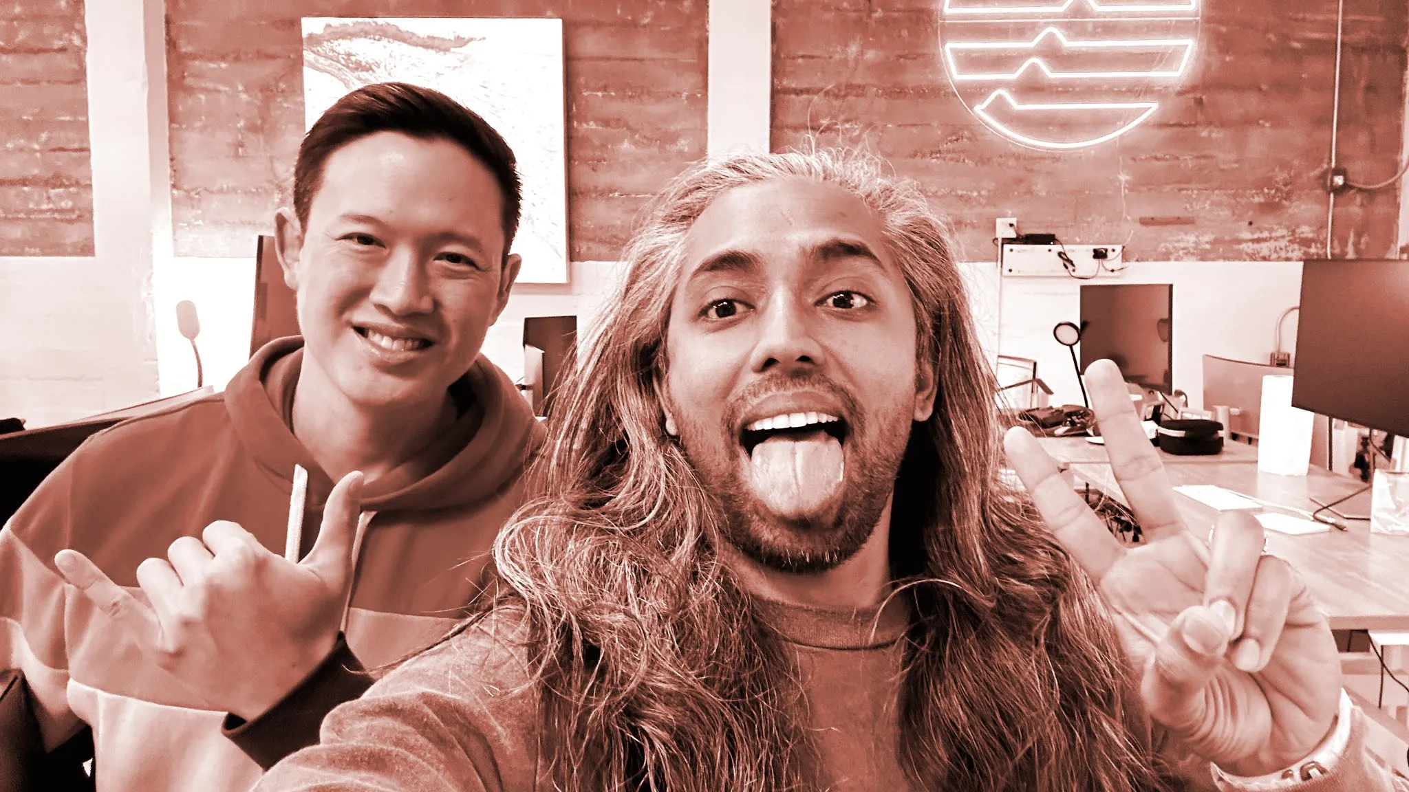 Aptos co-founders Mo Shaikh and Avery Ching