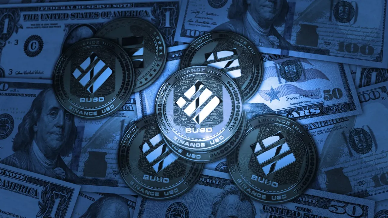 The Binance USD (BUSD) stablecoin. Image: Shutterstock