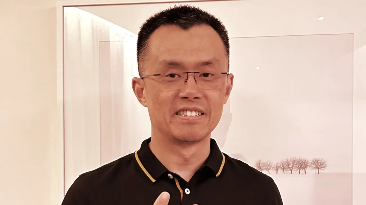 Binance CEO CZ. Image: CZ/Twitter