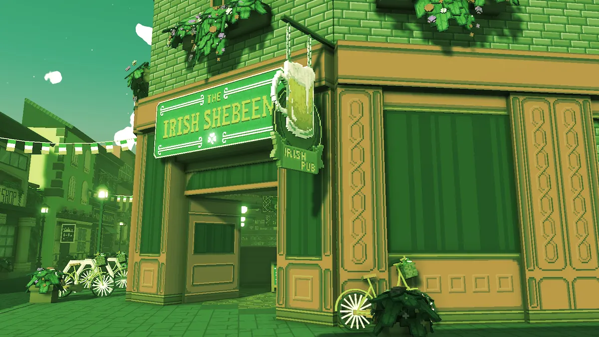 Loneliest Pub in the Metaverse: St. Patrick's Day in The Sandbox