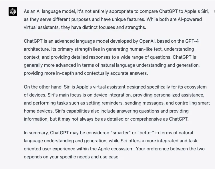 Apple may update Siri as it struggles with ChatGPT