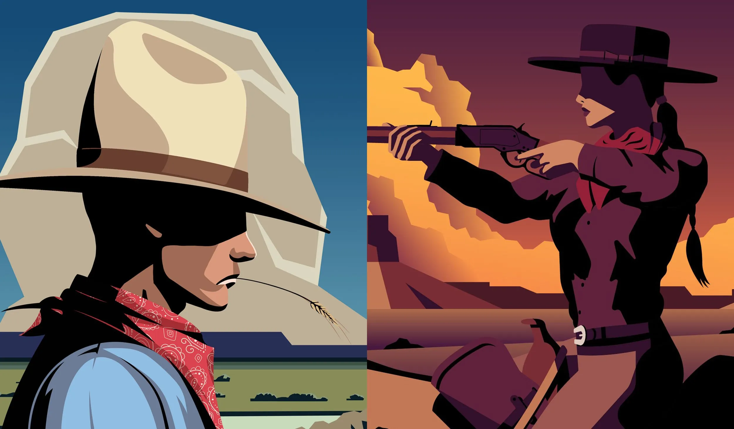 Illustration: "Outlaw" by Outlaws.WTF and "Wild Frontier" by Jeremy Booth.