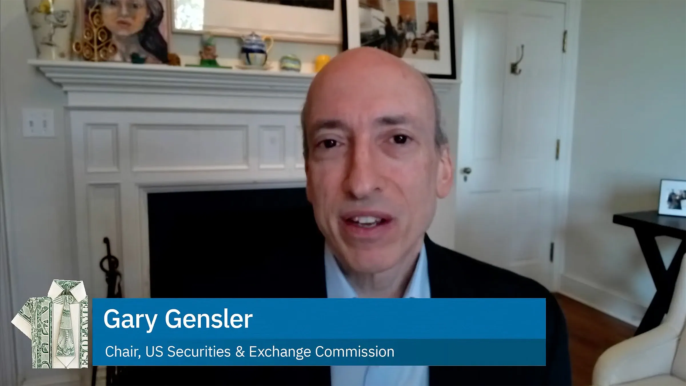 SEC Chair Gary Gensler delivers the keynote at the 2023 Financial Markets Conference, hosted by the Atlanta Fed. Image: Atlanta Fed/YouTube