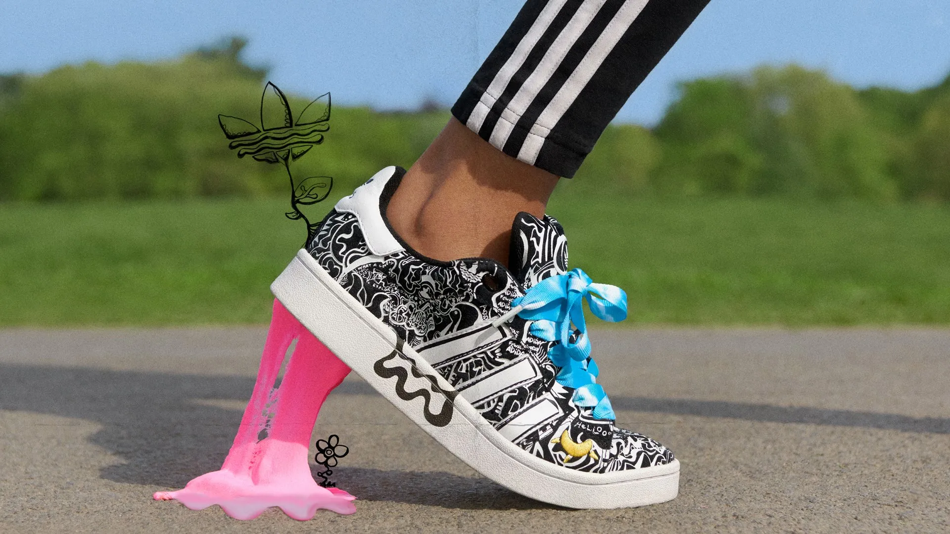 Adidas and Fewocious have teamed up for an NFT-based sneaker drop. Image: Adidas