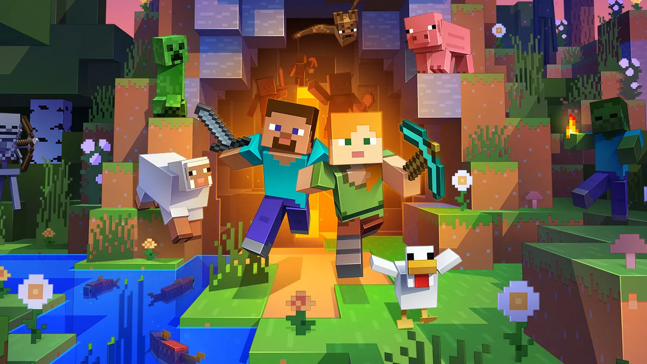 Artwork from Minecraft. Image: Mojang