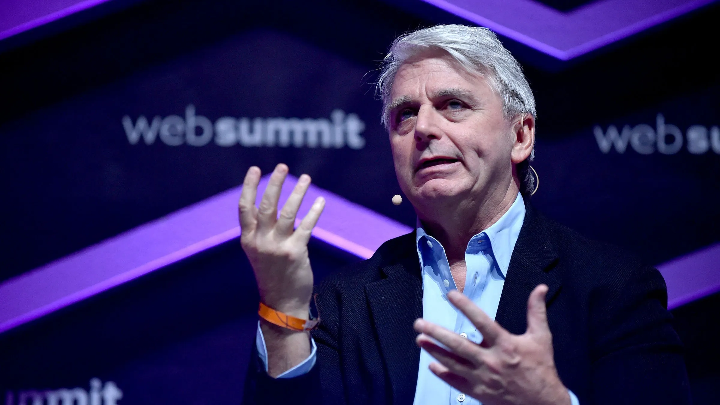 John Riccitiello, CEO, Unity Technologies, on PlayerOne Stage during day two of Web Summit 2017 at Altice Arena in Lisbon. Image: David Fitzgerald/Web Summit