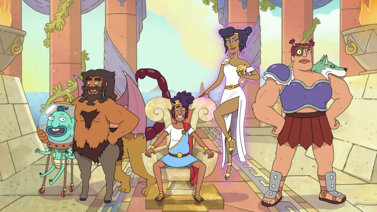 Krapopolis is the new animated series from Dan Harmon. Image: Krapopolis.