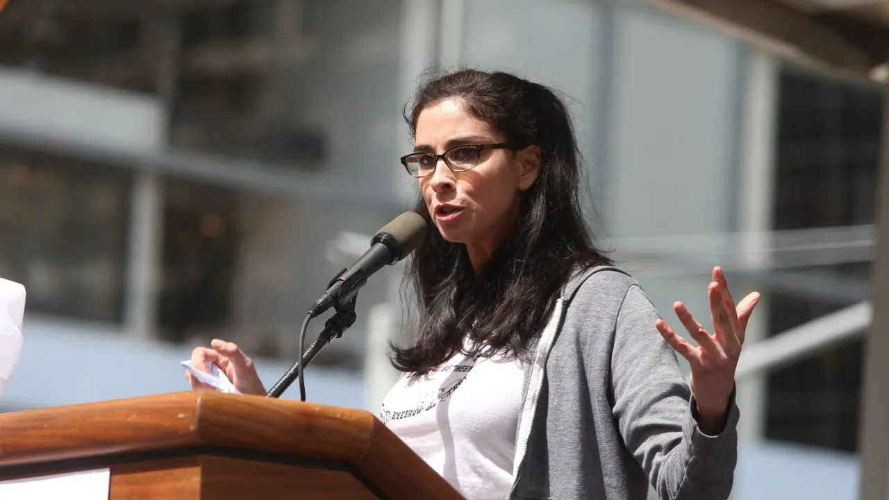 Sarah Silverman is raising awareness around artists rights and AI. Image: Shutterstock.