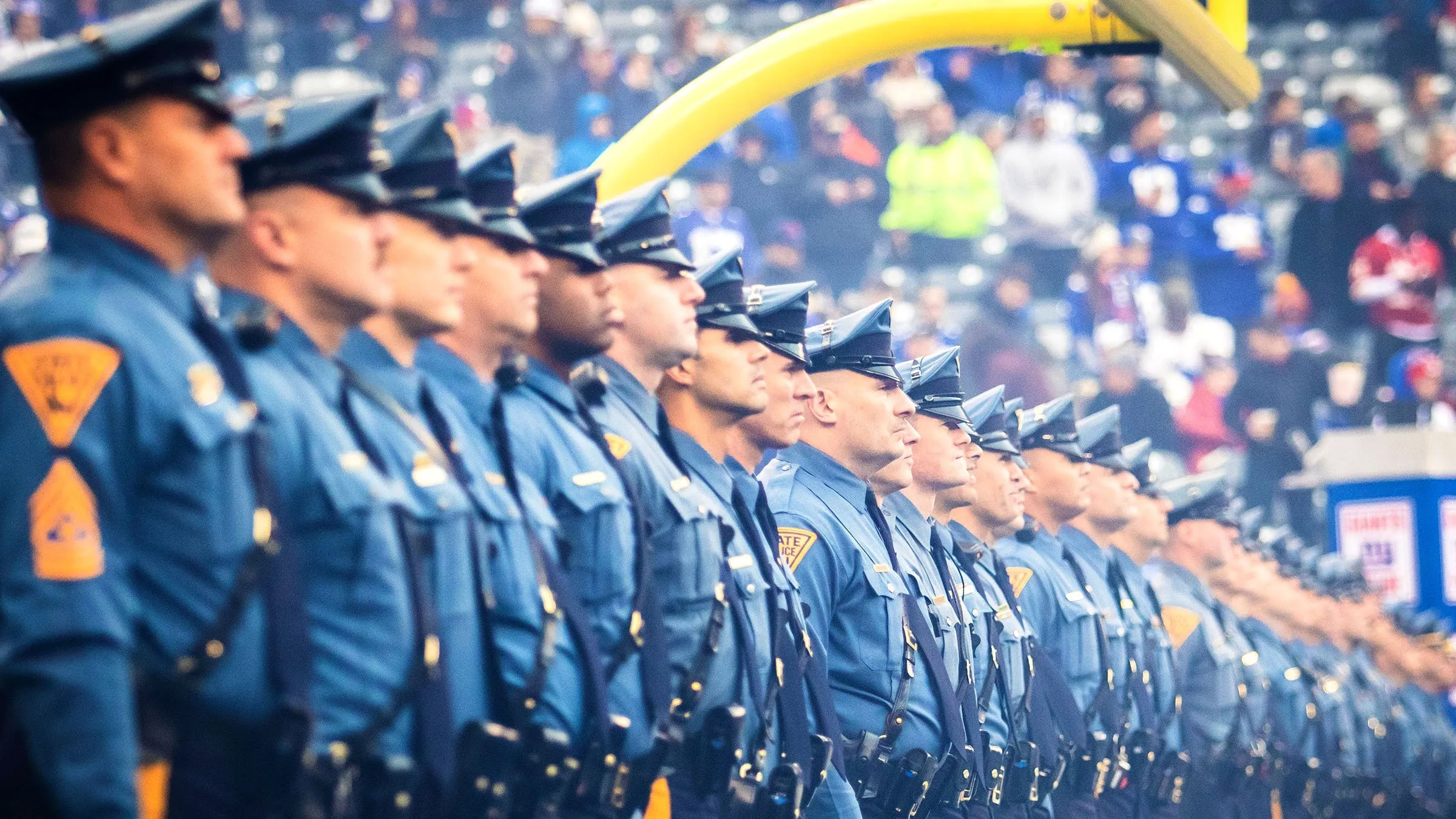 Police officers at MetLife Stadium in Rutherford, New Jersey in October 2018. Image: Shutterstock