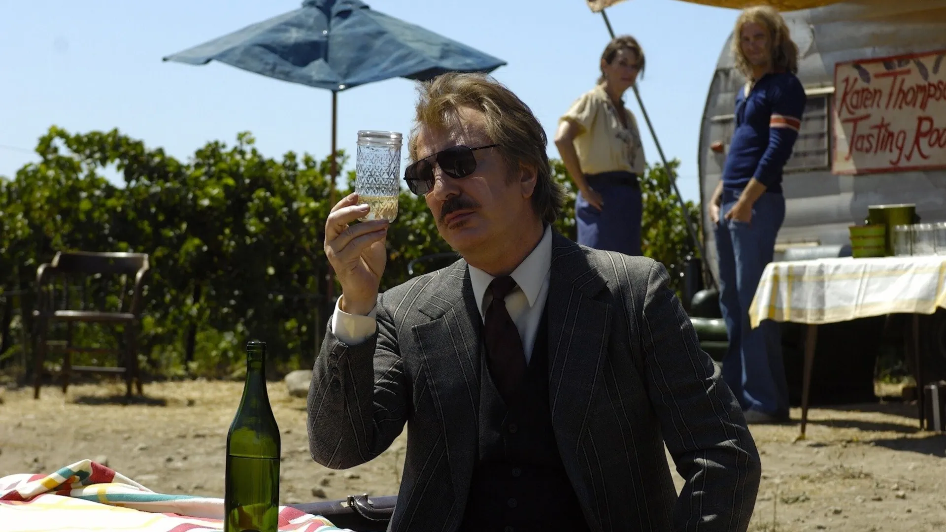Alan Rickman in the 2008 film "Bottle Shock." Courtesy: Unclaimed Freight Productions