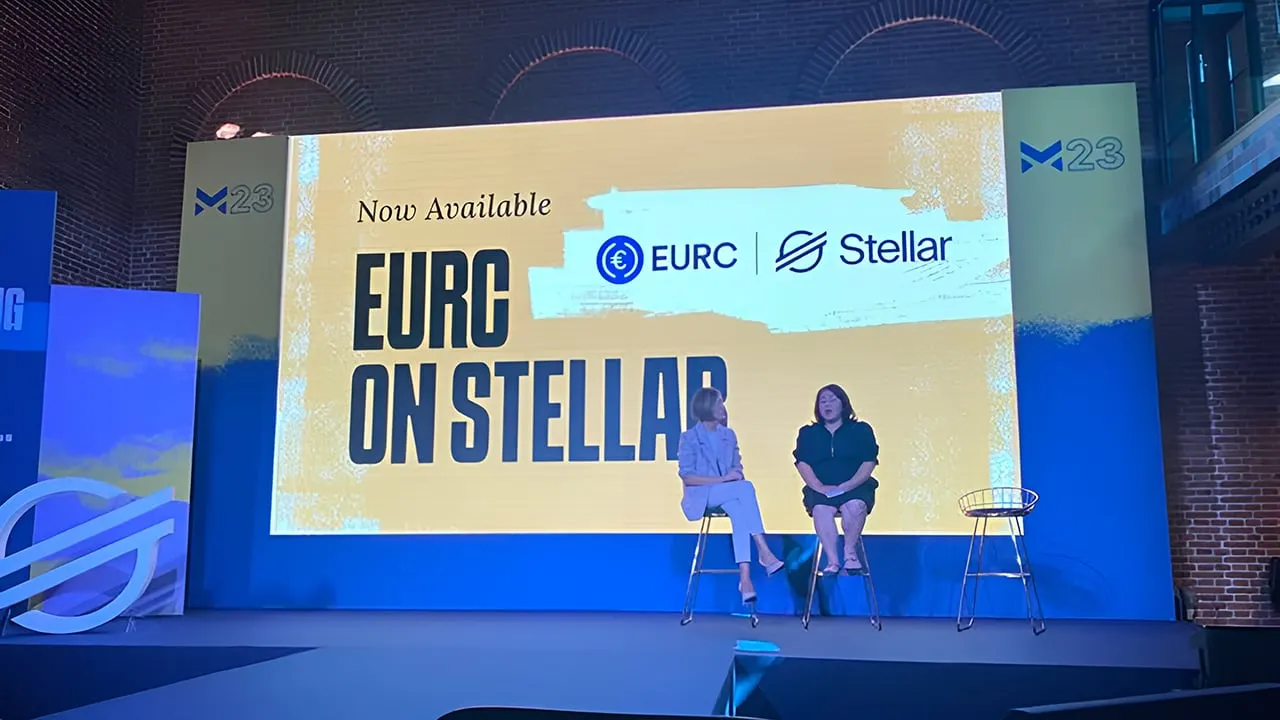 EURC is now available on Stellar. Image: Circle