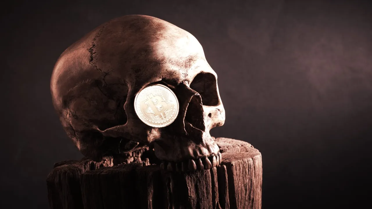 Bitcoin, a spooky investment? Image: Shutterstock