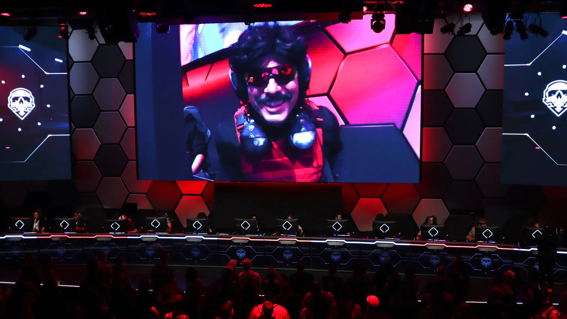 Dr. Disrespect appears at the Deadrop Snapshot VII event in Las Vegas on October 20, 2023. Image: Kate Irwin/Decrypt