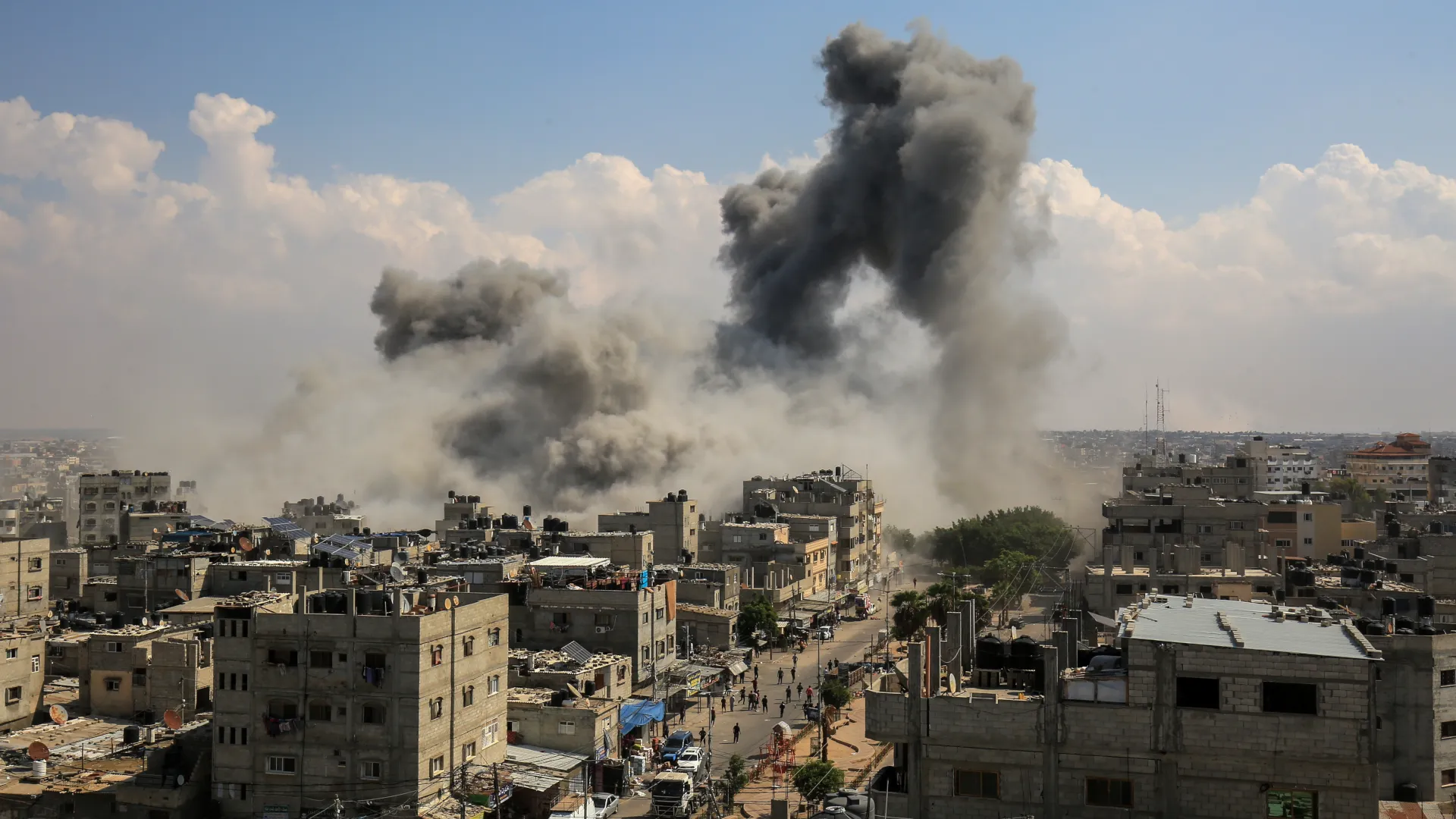 Photo from Rafah in the Gaza Strip on October 10, 2023. Image: Shutterstock