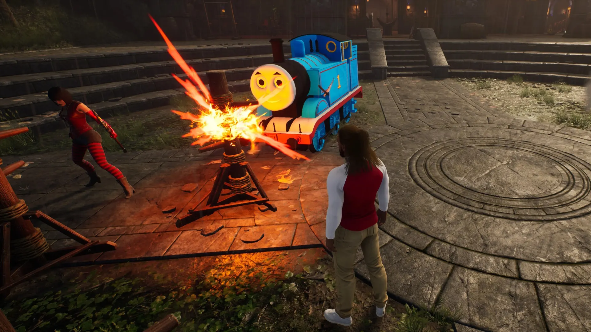 Resident Evil 2 mod turns Mr. X into Thomas the Tank Engine