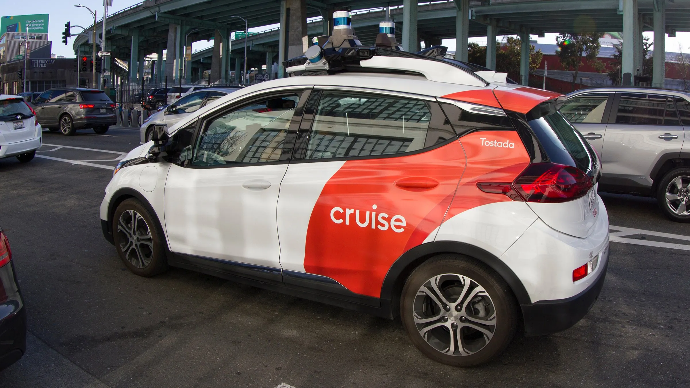 A Cruise self-driving car undergoing testing in the SoMa District of San Francisco. Image: Tada Images/Shutterstock.com
