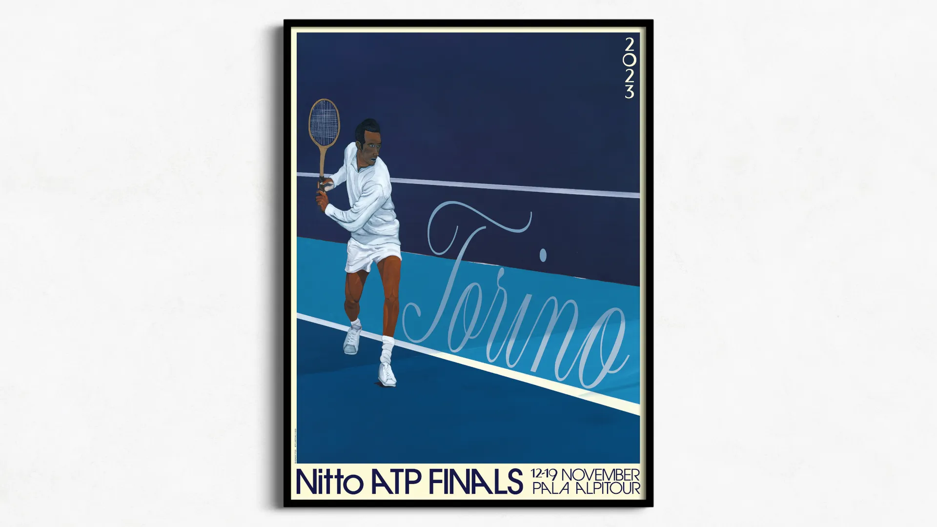 ATP's customizable NFT poster comes with a physical print. Image: ATP