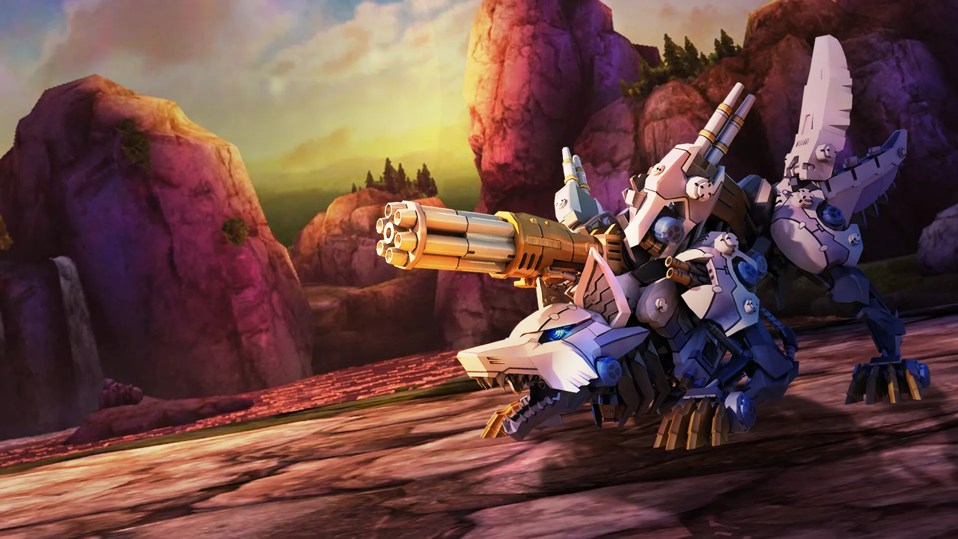 A Gatling Fox in the Zoids universe. Image: ACT Games.