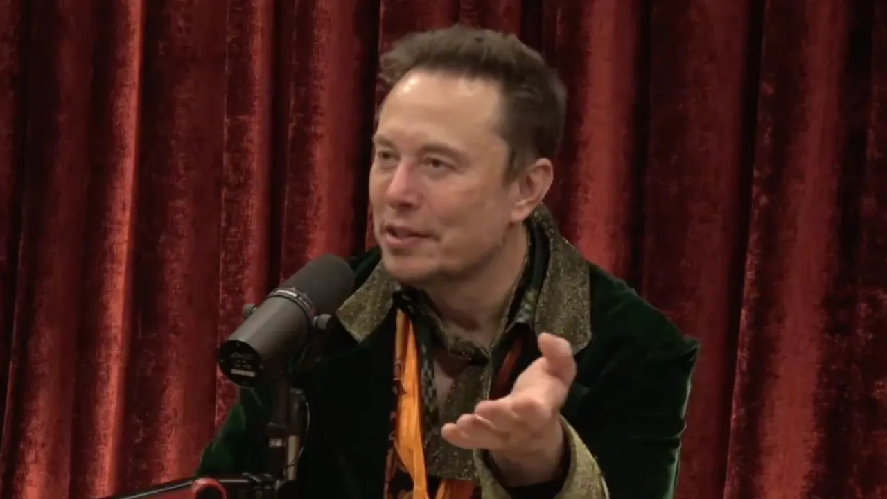 Elon Musk on "The Joe Rogan Experience." Image: The Joe Rogan Experience