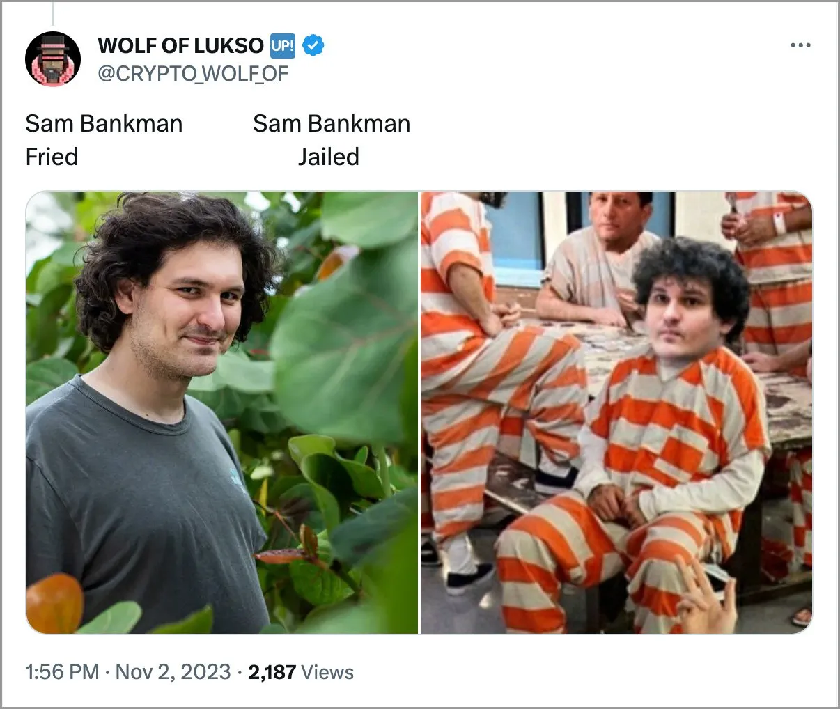 Sam Bankman en la cárcel