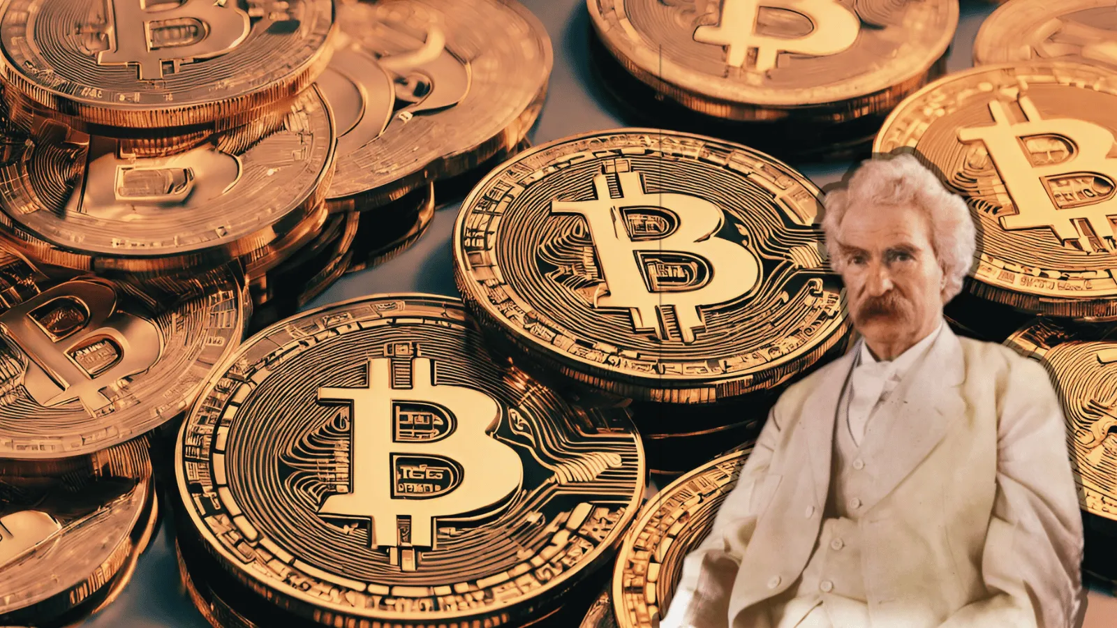 Mark Twain and Bitcoin. Image: Library of Congress/Shutterstock