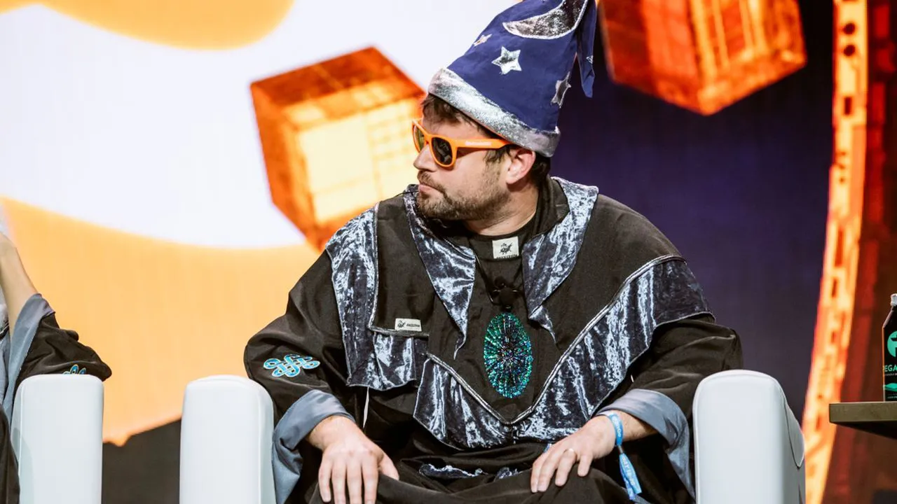 Udi Wertheimer dressed as a Wizard at Bitcoin 2023. Image: Taproot Wizards
