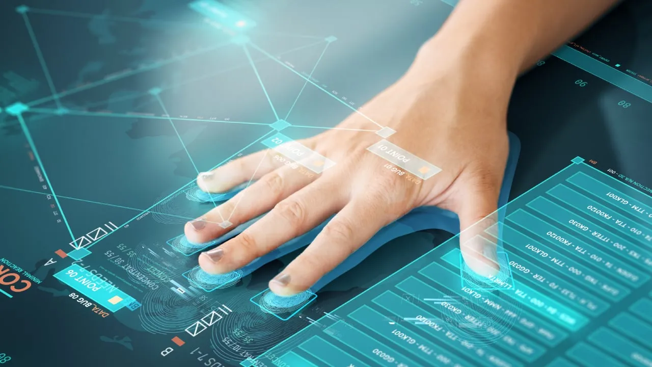 Biometric palm scanning. Image: Shutterstock