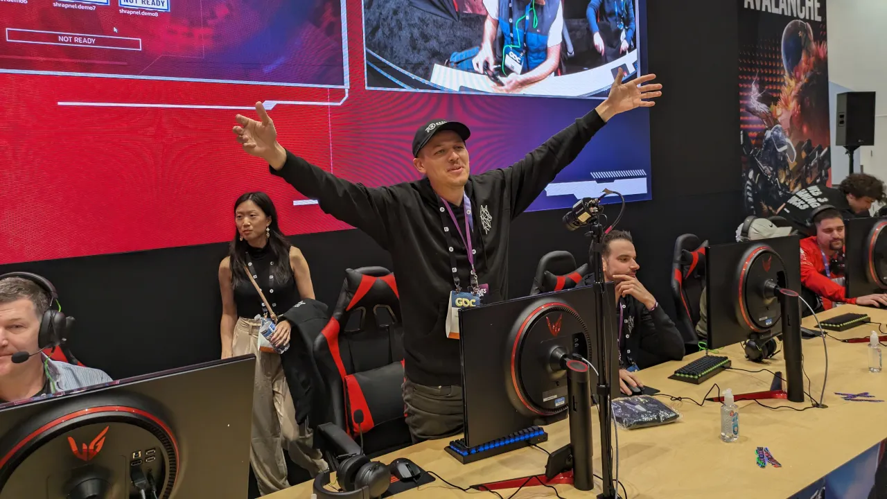 The Avalanche Gaming booth at GDC 2024
