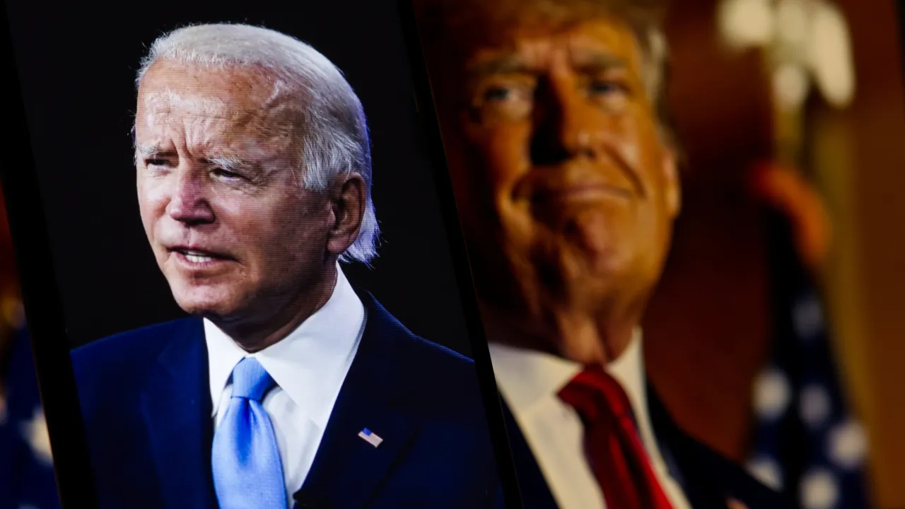 President Joe Biden and former President Donald Trump. Image: Shutterstock