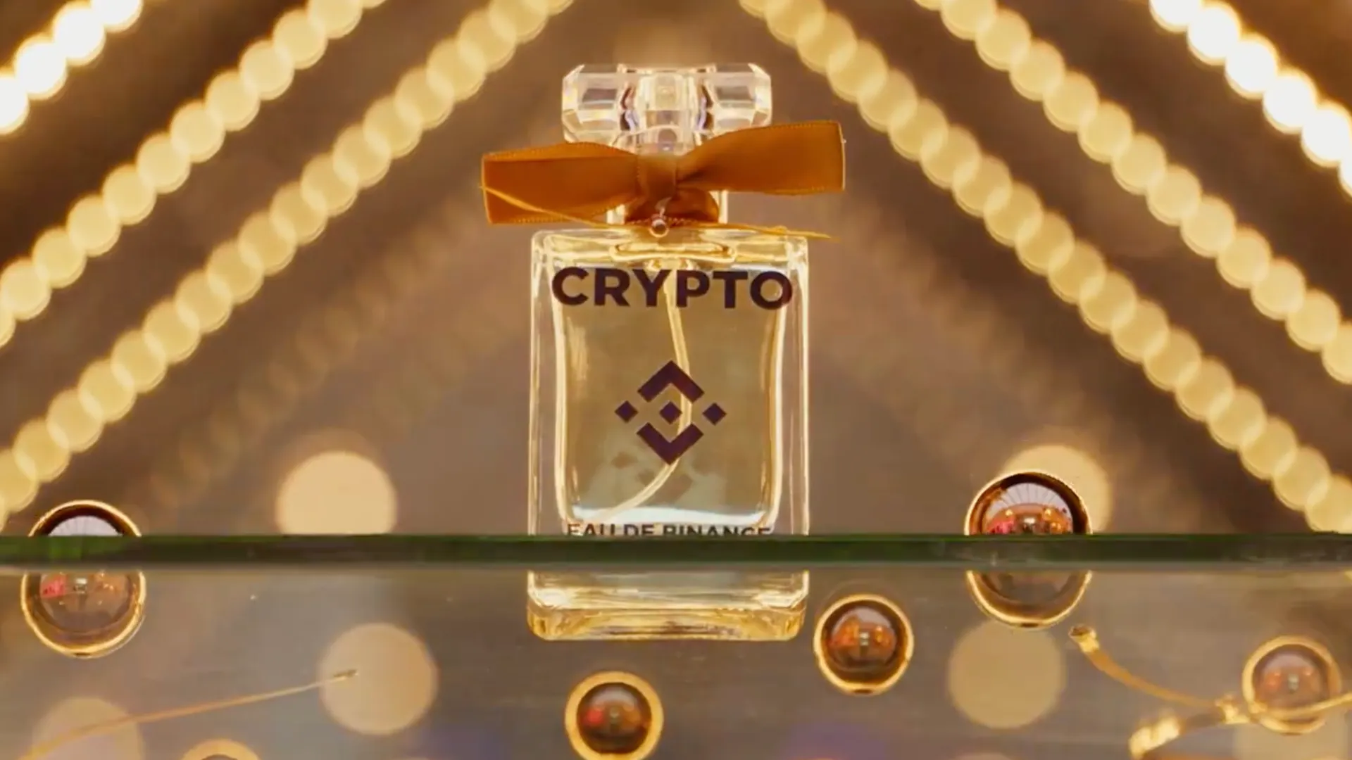 A still from Binance's Crypto perfume promo video. Image: Binance