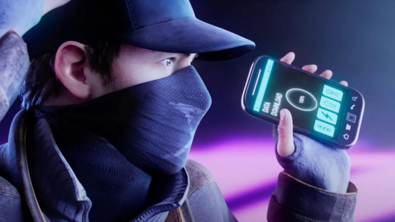 A still image from the Watch Dogs collaboration trailer. Image: Cross the Ages