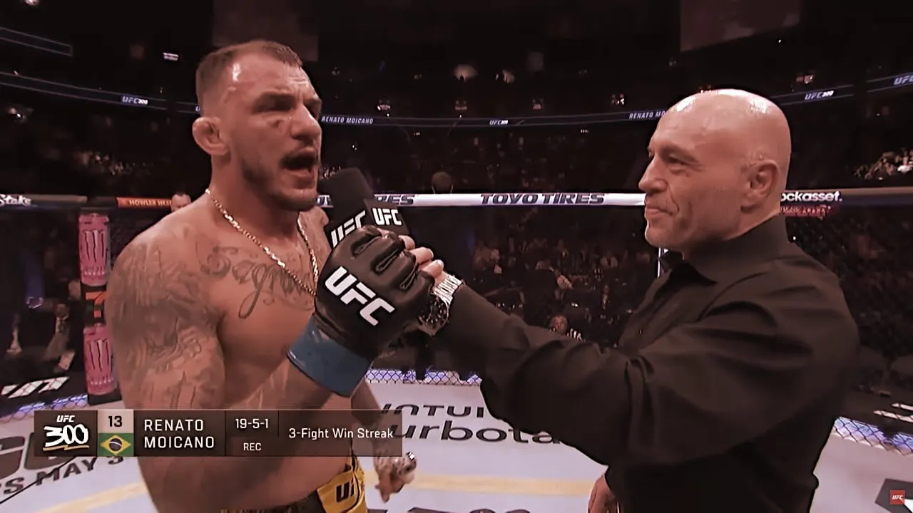 Renato Moicano at UFC 300. Image: UFC on YouTube