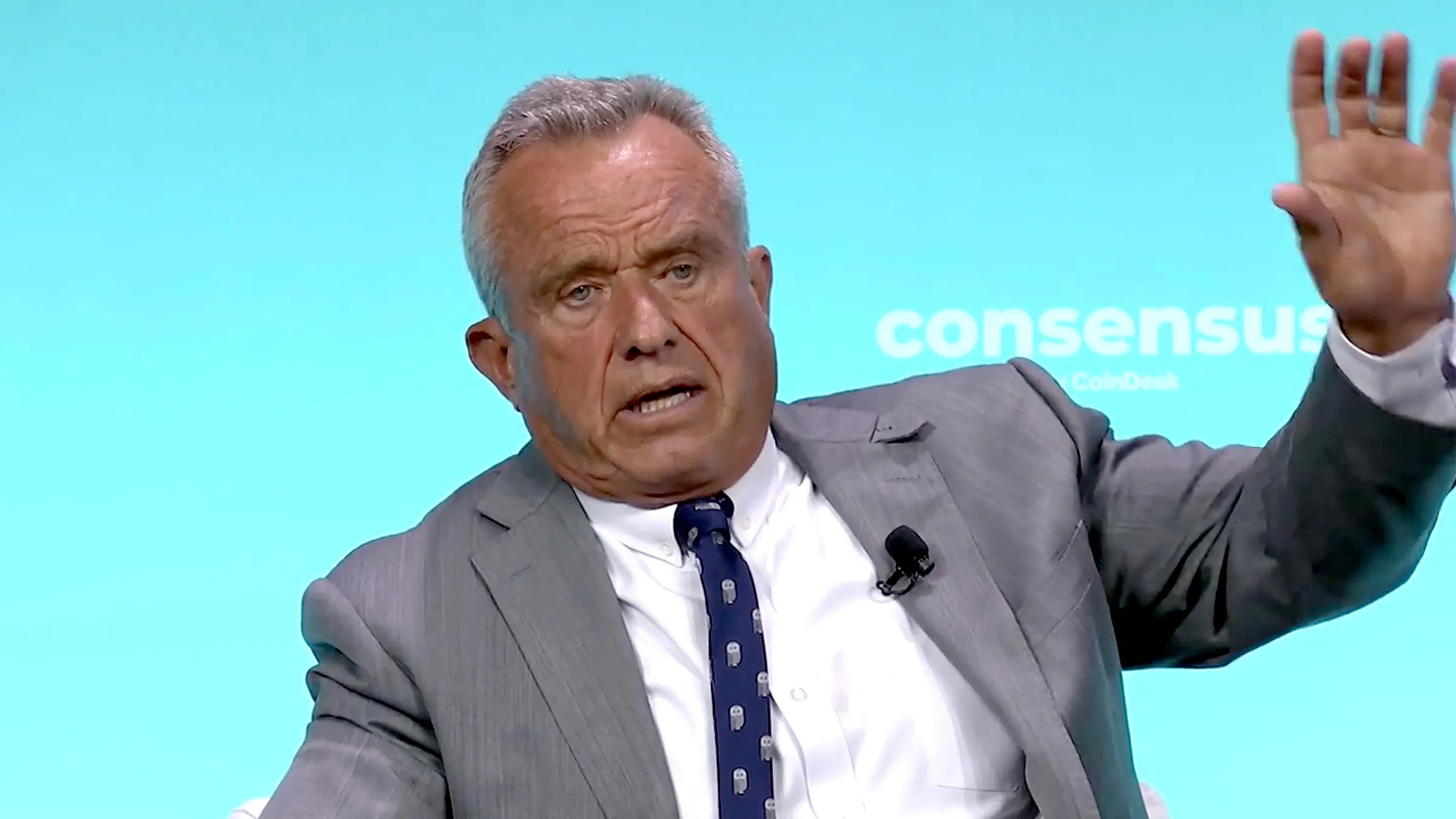 Robert F. Kennedy, Jr. speaking at Consensus 2024 in Austin, Texas. Image: Consensus