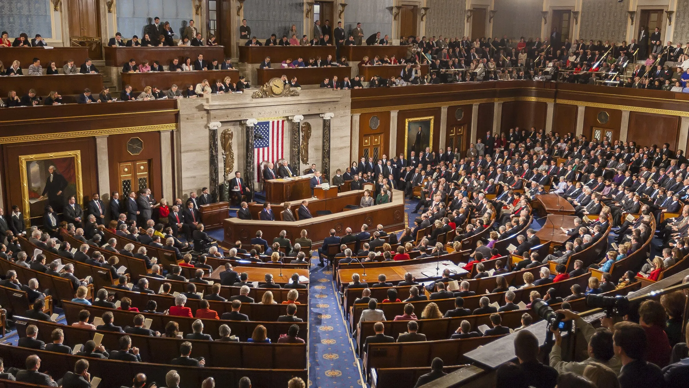A joint session of Congress in the U.S. House. Image: Rob Crandall/Shutterstock