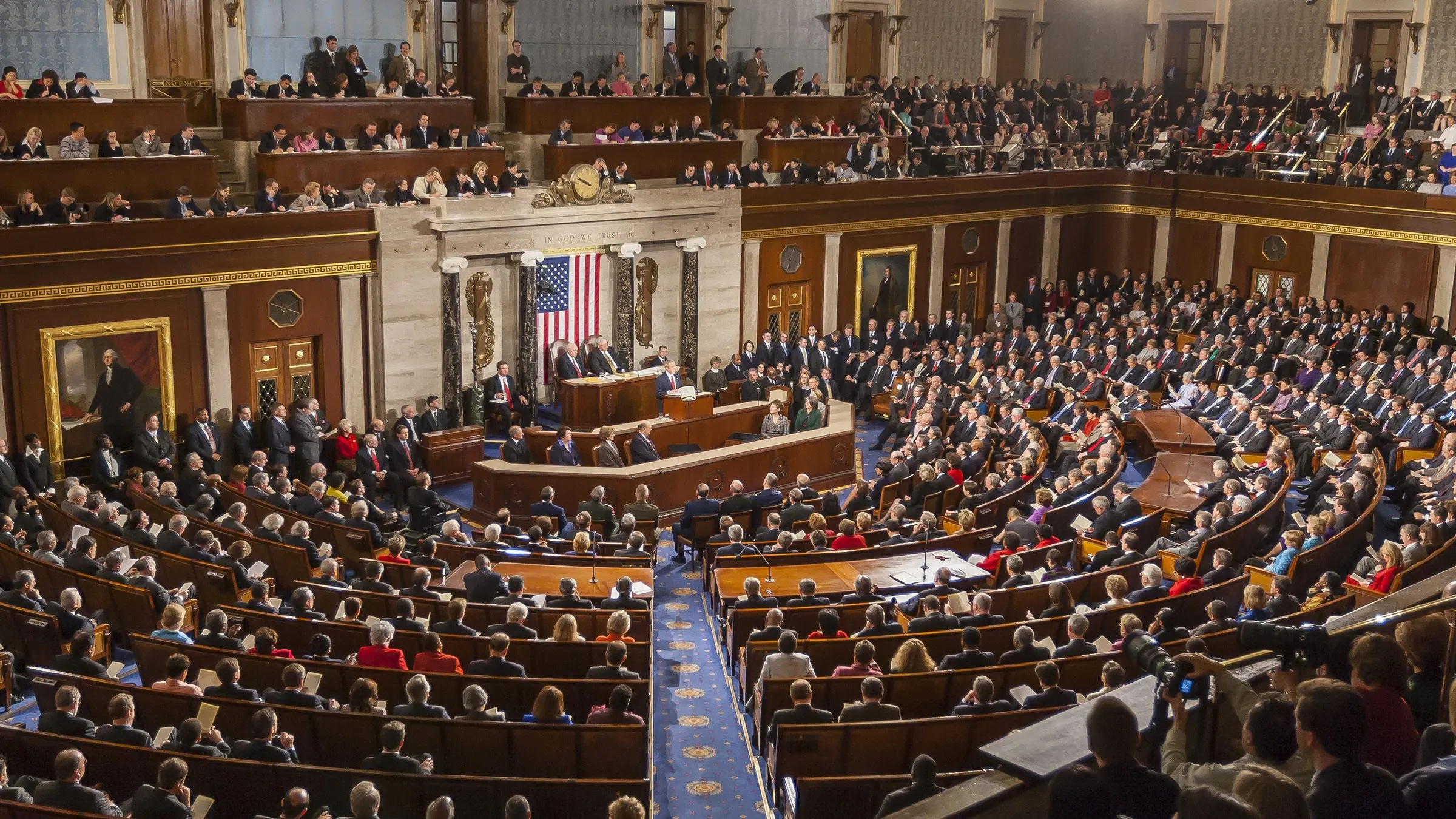 A joint session of Congress in the U.S. House. Image: Rob Crandall/Shutterstock