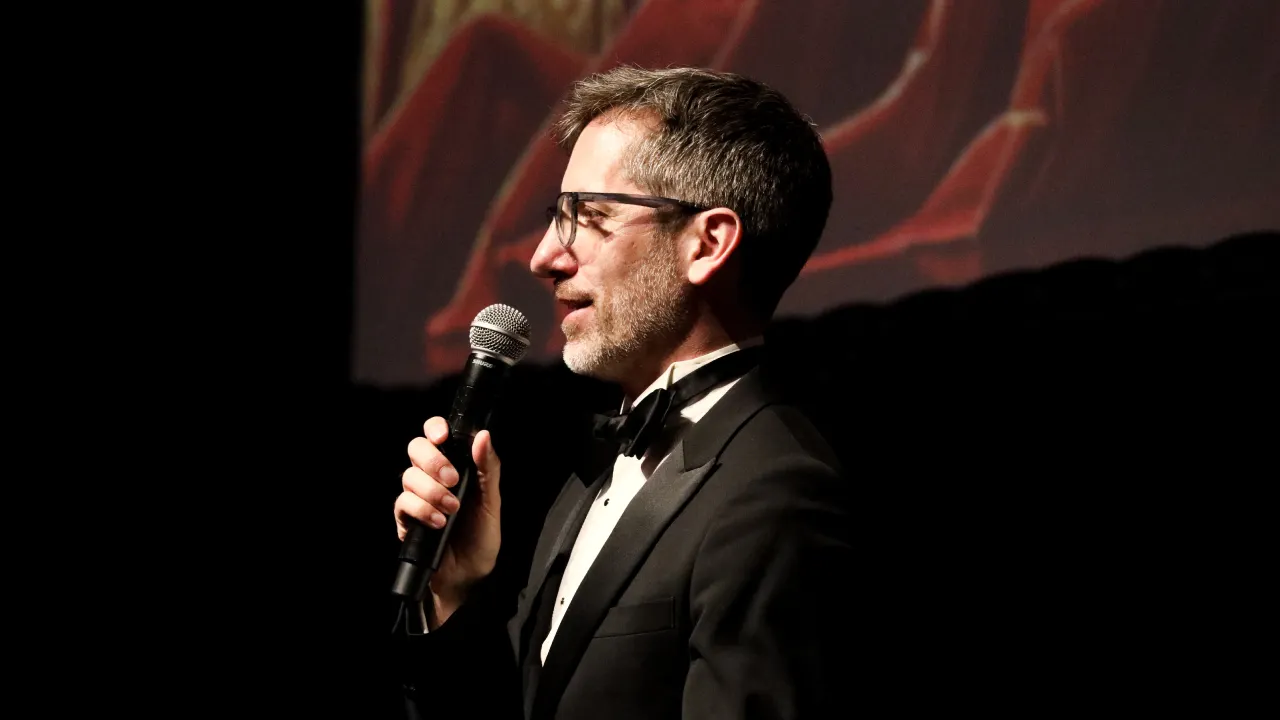 AIFA Awards host Leo Crane. Image: AI Film Academy/Paige Powell