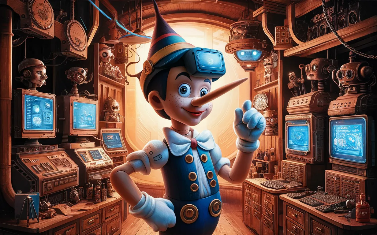 Pinokio. Image created by Decrypt using AI