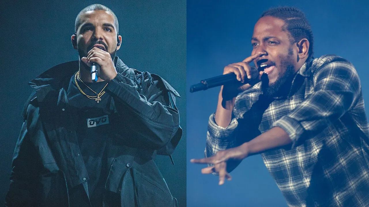 Pop icon Drake (left) and rap star Kendrick Lamar (right) are at it again. Photos: Flickr/Creative Commons
