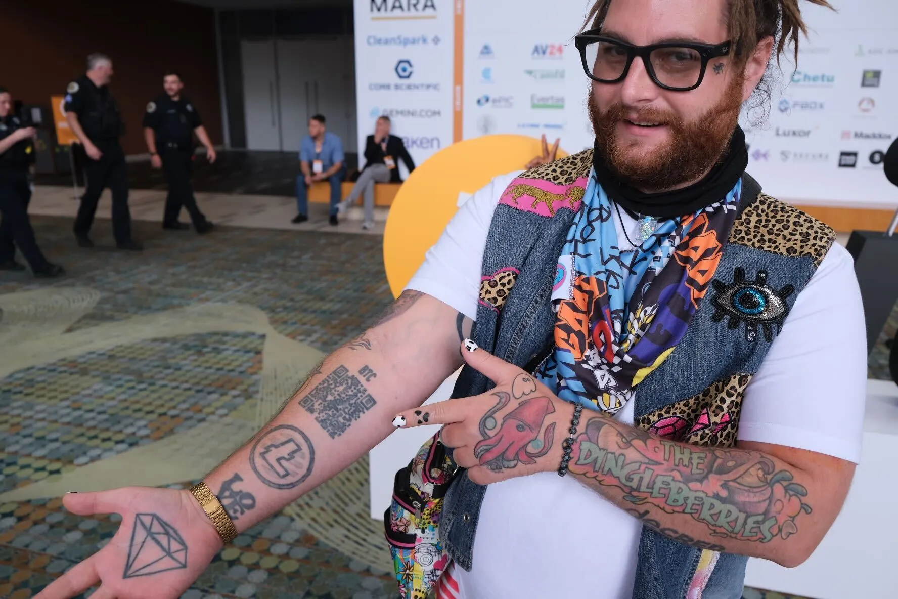 Bitcoin enthusiast Kenneth Bosak at Bitcoin 2024. Photo: André Beganski/Decrypt