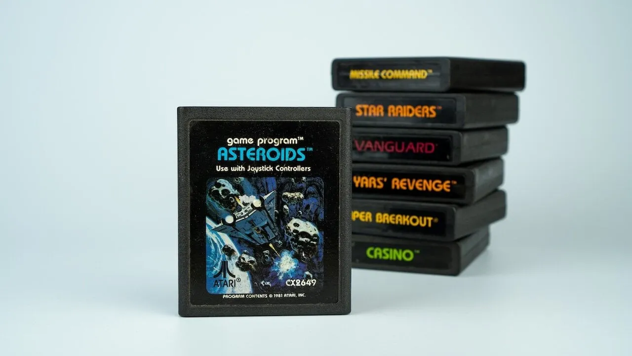Asteroids and other classic Atari games. Photo: Shutterstock