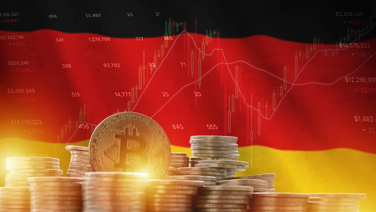 Germany and Bitcoin. Image: Shutterstock