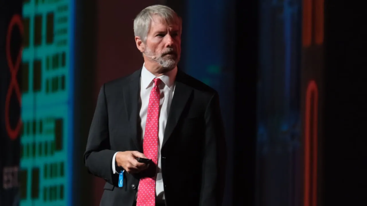 MicroStrategy founder Michael Saylor at Bitcoin Nashville 2024. Photo: Decrypt/Andre Beganski