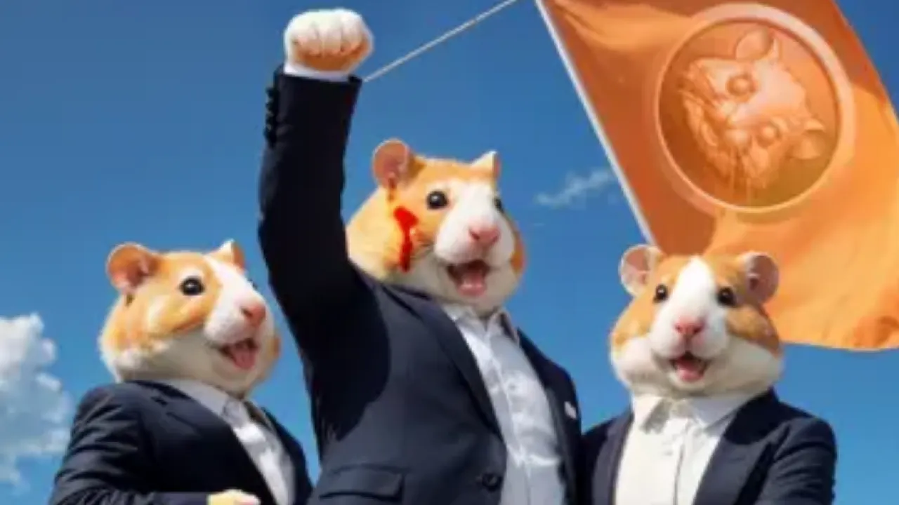 Arte inspirada em Trump de Hamster Kombat. Imagem: Hamster Kombat