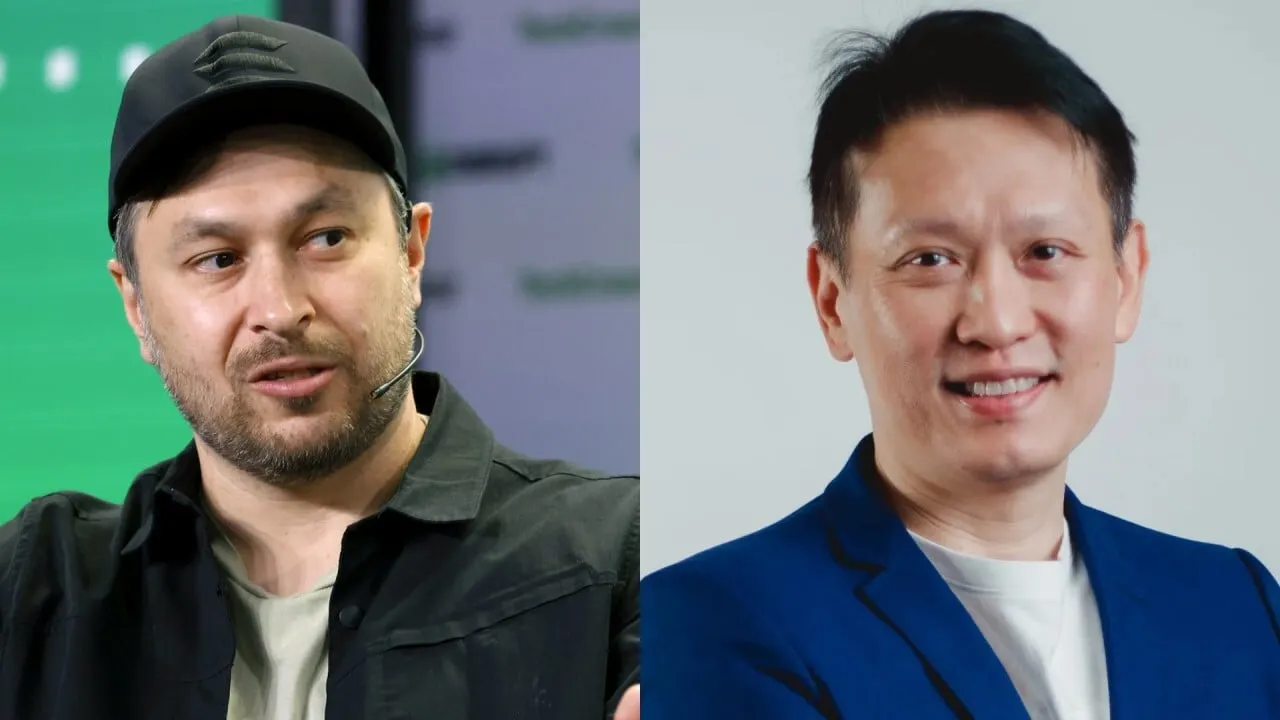 Anatoly Yakovenko and Richard Teng. Images: Kimberly White/Getty Images for TechCrunch (licensed under CC BY 2.0)/Binance