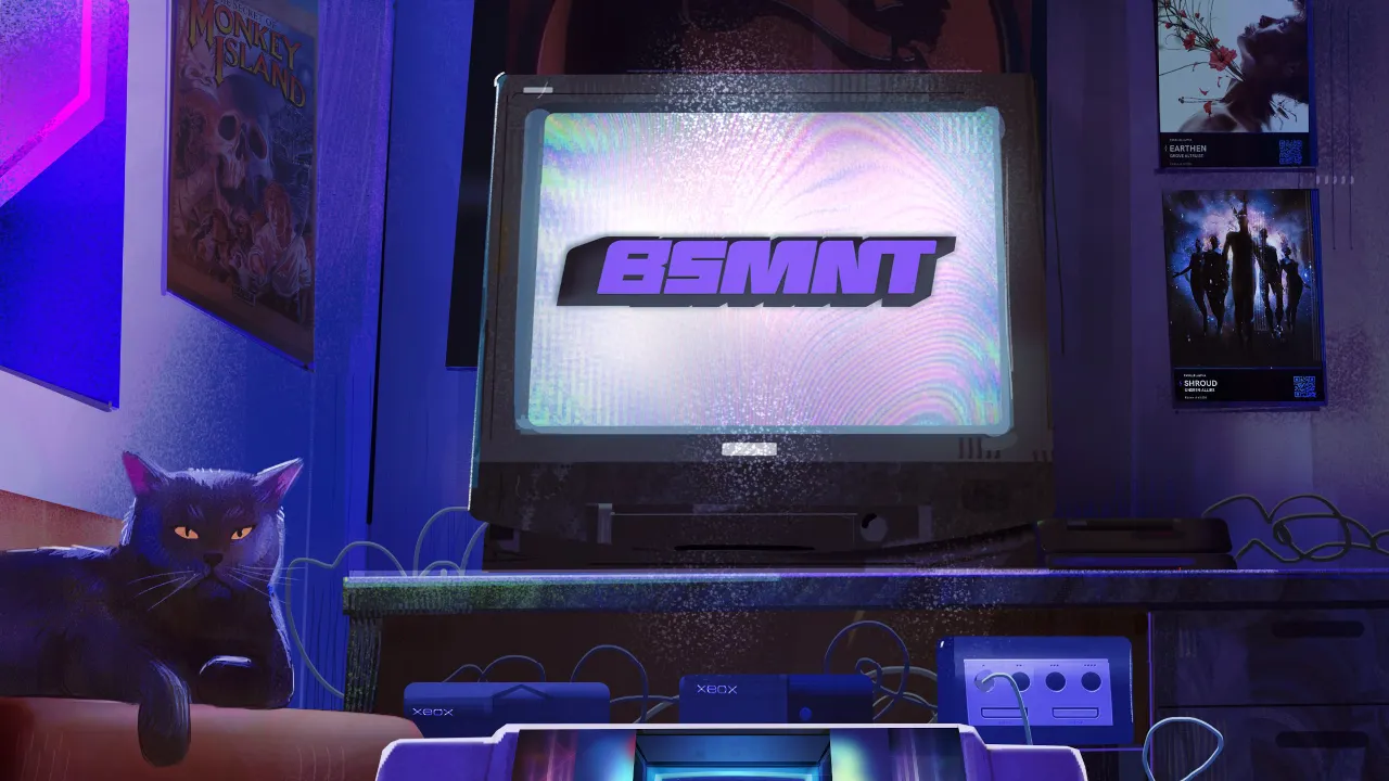 BSMNT is an on-chain Ethereum gaming arcade. Image: B3.fun