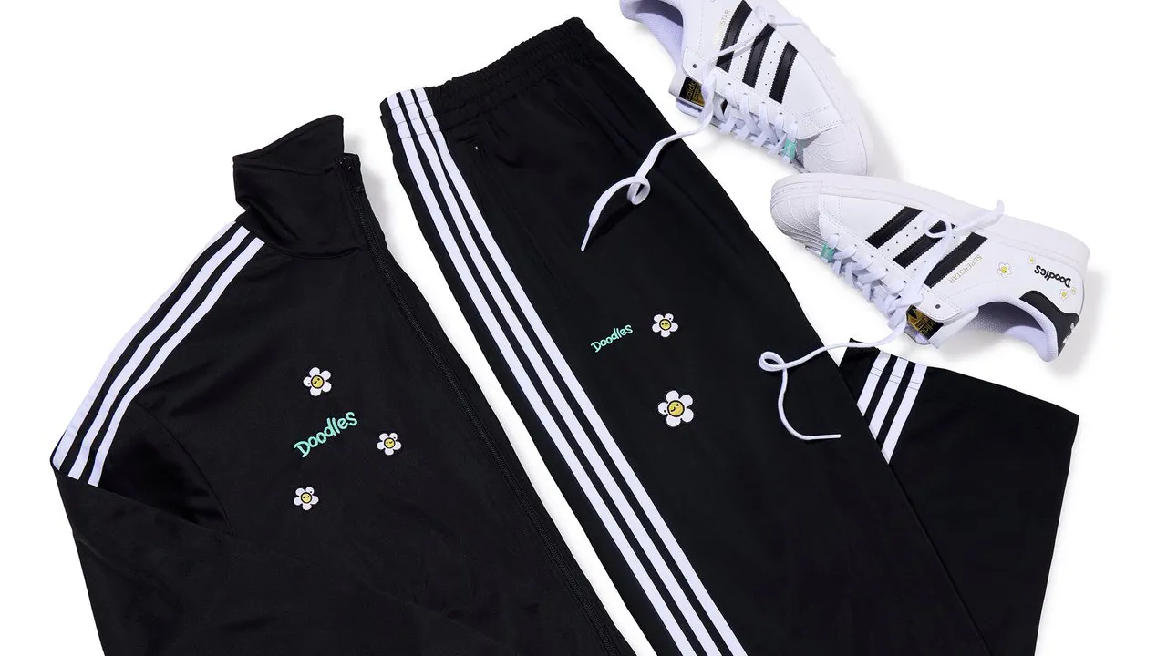 Adidas Originals x Doodles apparel. Image: Adidas